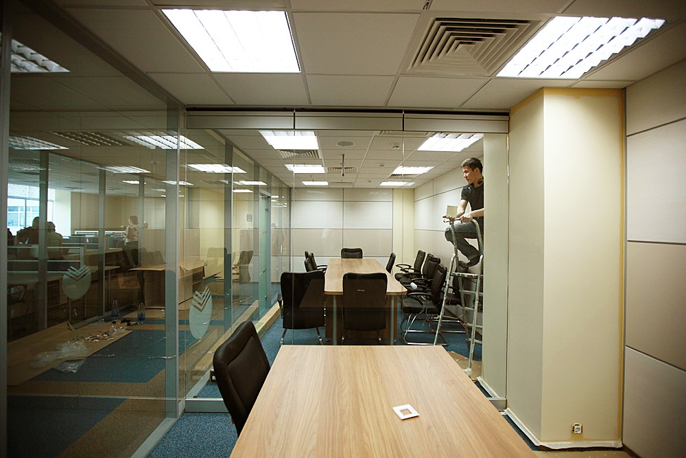 Thiết kế nội thất văn phòng với quy mô sử dụng lớn