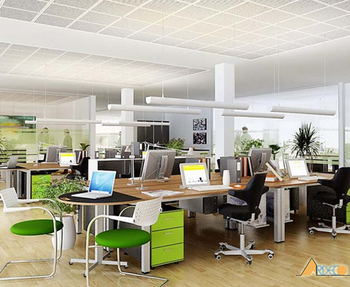 Thiết kế nội thất                 văn phòng xanh tại Hà Nội