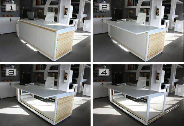 Bàn giường, sản phẩm nội thất văn phòng hoàn hảo cho không gian nhỏ