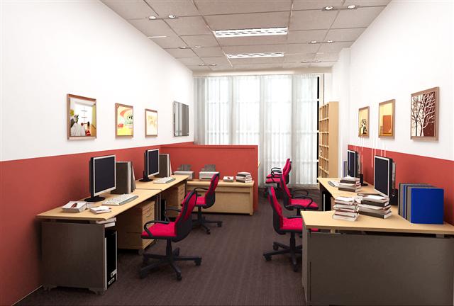 Thiết kế nội thất văn phòng diện tích 20m2-2