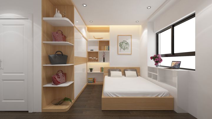 Thiết kế thi công nội thất chung cư Linh Đàm-anh Phương
