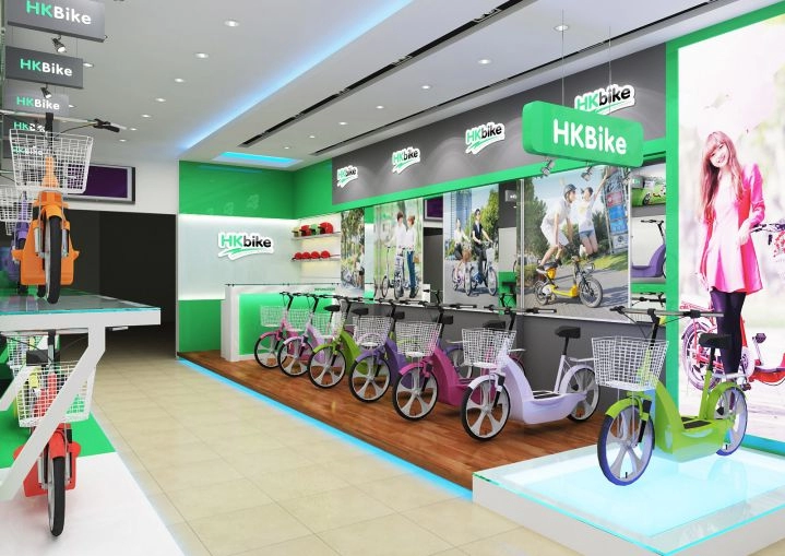 Thiết kế showroom xe đạp điện HKBike quận Đống Đa-Hà Nội