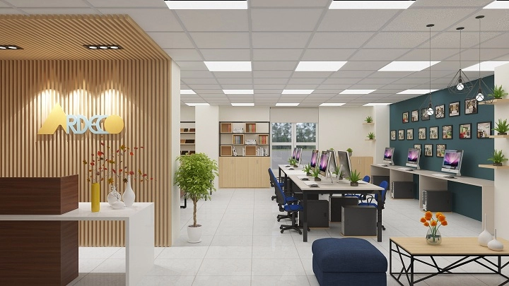 Thiết kế thi công nội thất văn phòng công ty cổ phần kiến trúc và đầu tư XDCT Ardeco