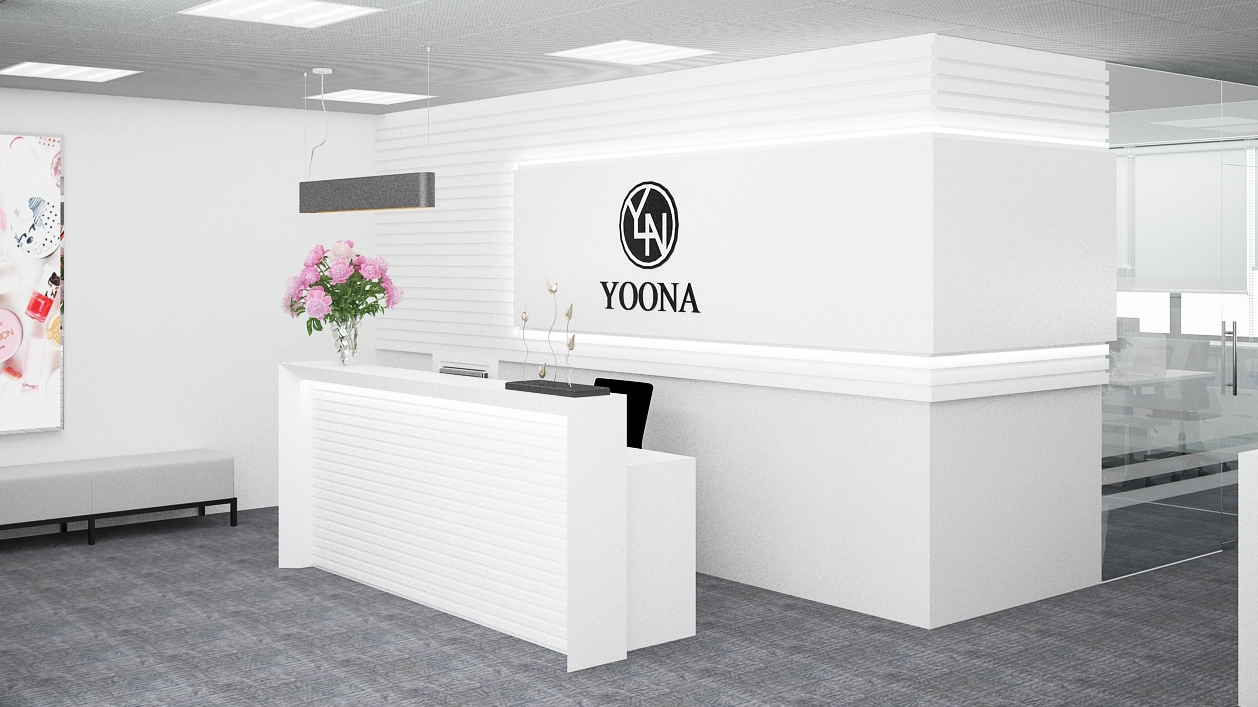 Thiết kế thi công nội thất văn phòng công ty mỹ phầm Yoona - Anh Ngọc - Hải Phòng